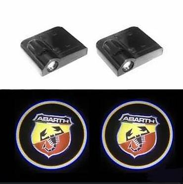 Tuning oprema: LED projektori logotipa za vrata automobila – ABARTH - Bežični set od — 10