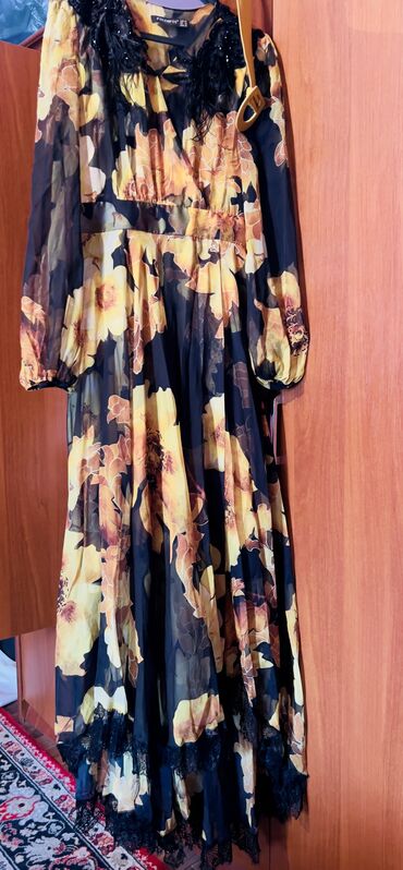 вечерние платья со шлейфом: Вечернее платье, Классическое, Длинная модель, Шелк, С рукавами, Шлейф, 4XL (EU 48), 5XL (EU 50)