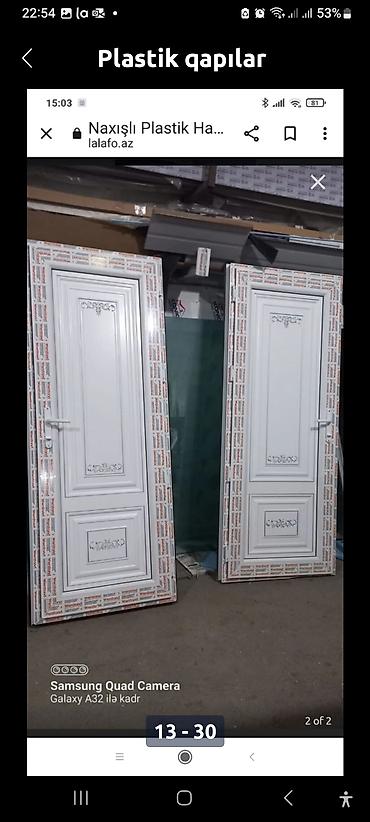 Plastik qapılar: Yeni Plastik qapı 80x200 sm Zamok və çərçivə ilə, Zəmanətli, Pulsuz quraşdırma, Rayonlara çatdırılma, Pulsuz çatdırılma, Ödənişli çatdırılma -da lalafo.az — 22 Plastik qapılar: Yeni Plastik qapı 80x200 sm Zamok və çərçivə ilə, Zəmanətli, Pulsuz quraşdırma, Rayonlara çatdırılma, Pulsuz çatdırılma, Ödənişli çatdırılma — 22