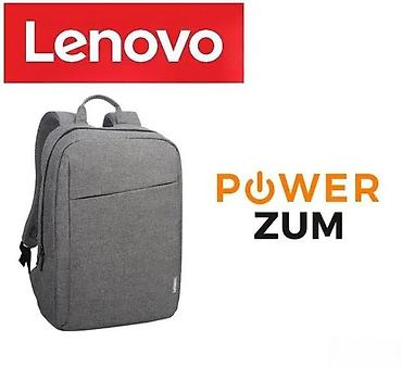 Futrole i torbe za laptopove: Lenovo laptop ranac – siva boja, moderan i lagan - Dizajn — 1