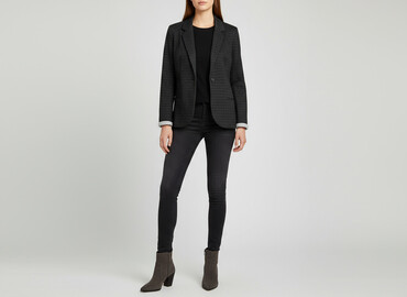 jaka koszula do szarej marynarki: Mango, Women's blazer, size M