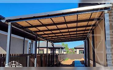 Навесы: Навес, Другая форма, Металл, Поликарбонат, Новый, Установка — 13