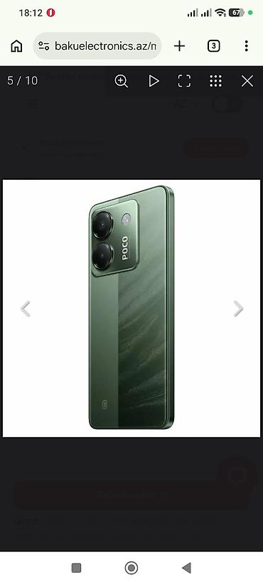 90 fps tabletler: Poco M7 Pro 5G, 256 GB, rəng - Yaşıl, Sensor — 4
