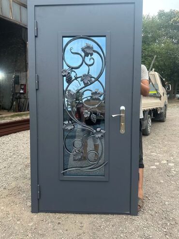 Металлические двери на заказ: Металлическая дверь на заказ, Для частного дома, Одностворчатая, Стальная — 13
