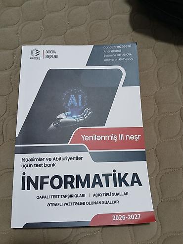 array test bankı pdf: Məhsul: “İnformatika – Müəllimlər və Abituriyentlər üçün test bankı” — 1