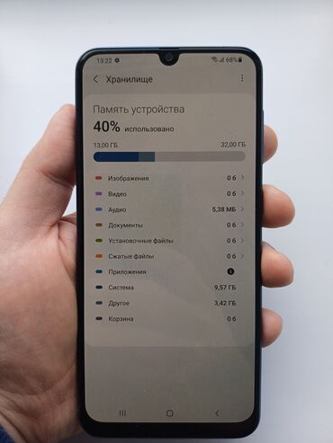 Samsung: Samsung Galaxy A30, Б/у, 32 ГБ, цвет - Синий, 2 SIM — 8