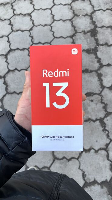 13 редми: Redmi, Redmi 13, Б/у, 256 ГБ, цвет - Черный, 2 SIM