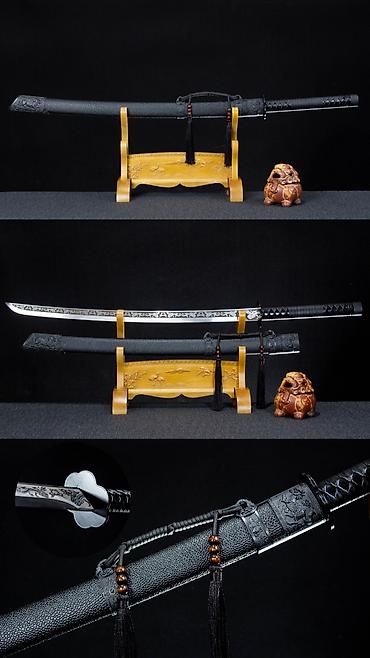 Коллекционные ножи: Японские Катаны Сувенирные металлические мечи Катаны из каленой — 11