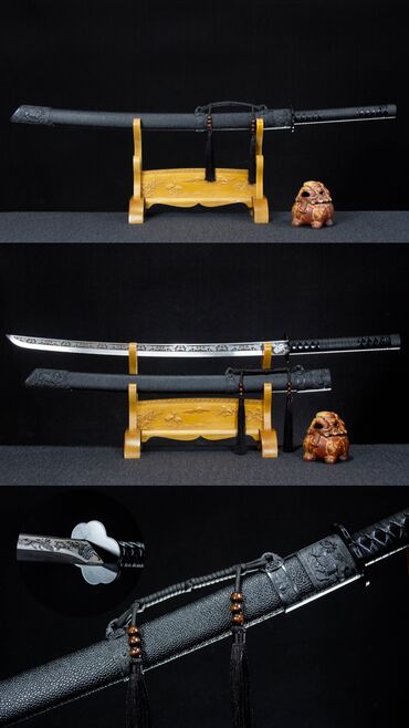 Коллекционные ножи: Катана Стальные Сувенирные Мечи Катаны из разных сталей (Порошковая — 3