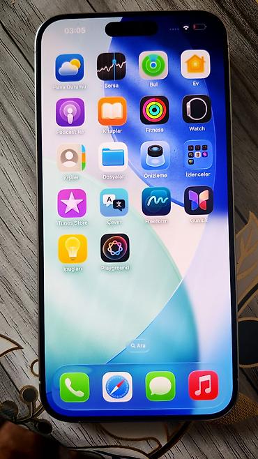 apple iphone 1: IPhone 15 Pro, 256 GB, Ağ, Face ID — 2