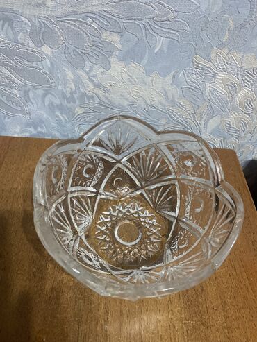 Наборы посуды: Хрустальная конфетницасалатница,пепельницаваза СССР — 5