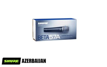 mikrofonlar: Mikrofon "Shure Beta57 A" . Shure Beta 57a -Dynamic Instrument