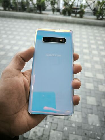 samsung 2 ci el telefon fiyatları: Samsung Galaxy S10 Plus, 128 GB, rəng - Göy, Barmaq izi, Face ID