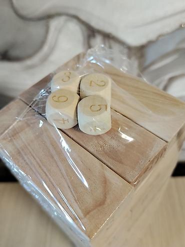 Настольные игры: Настольная игра «Башня» (Jenga) из дерева — набор из 54 — 3