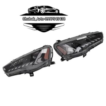 Передние фары: Комплект передних фар Mitsubishi 2011 г., Новый — 4