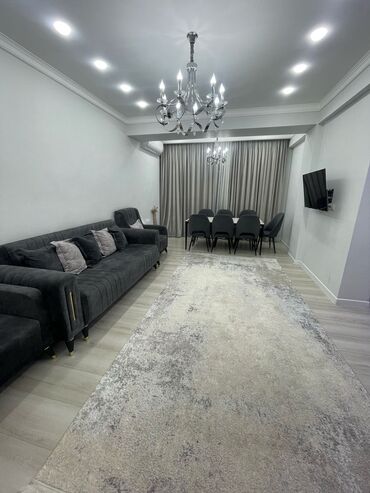 сдаётся квартира бакай ата: 3 комнаты, 95 м², Элитка, 3 этаж, Дизайнерский ремонт