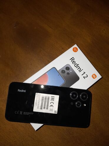 redmi 7 ikinci el: Xiaomi Redmi 12, 128 GB, rəng - Qara, 
 Barmaq izi