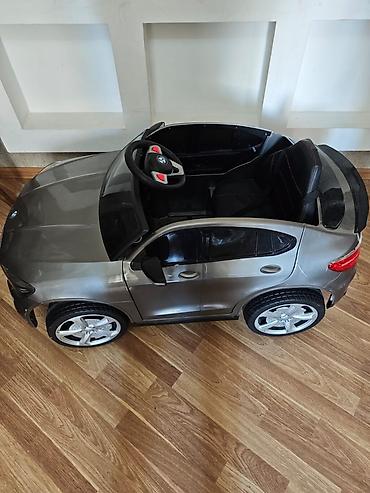 Uşaq üçün elektrik maşınları: Uşaqlar üçün elektrikli miniatür avtomobil - Korpus: metalik boz — 2