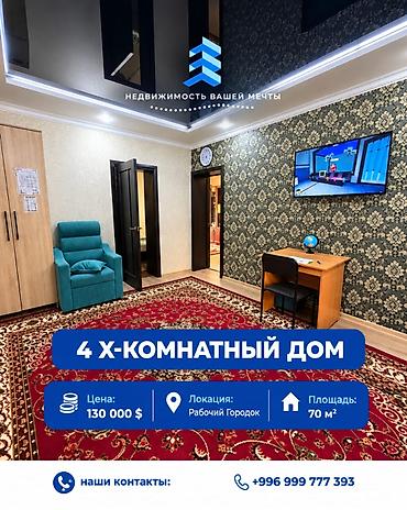 💎СРОЧНО ПРОДАЕТСЯ ДОМ 🏢Комнат: 4 🏘️Микрорайон: Рабочий Городок