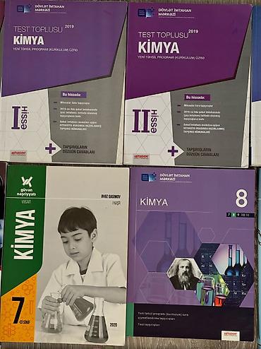 Testlər: Azərbaycan dili, riyaziyyat, ingilis dili, fizika, kimya (güvən və dim — 5
