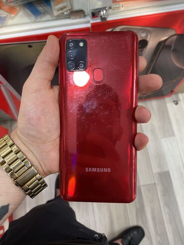 samsung a25 irşad: Samsung Galaxy A21S, 64 GB, rəng - Qırmızı, Düyməli, Barmaq izi