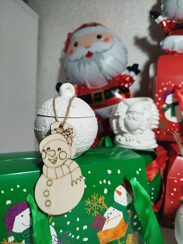 Bayram üçün digər mallar: Yeni il temalı yaradıcılıq dəsti Tərkibi: - Gipsdən hazırlanmış Şaxta — 7