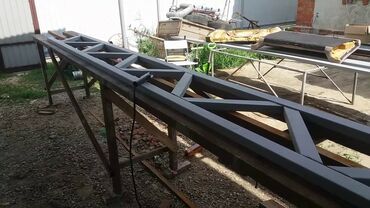 Digər tikinti xidmətləri: Demir profelden fermalarin sifarisle yigilmasi — 8