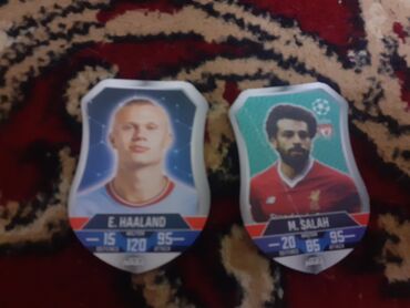 Kolleksiya kartları: Futbol kolleksiya kartları dəsti - Müxtəlif dizaynlarda, rəngli və — 1