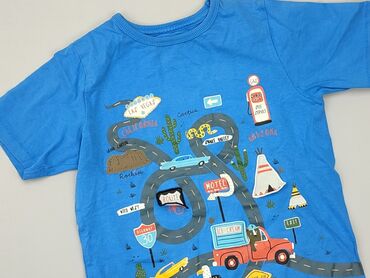 letnia biała sukienka koronkowa: T-shirt, Marks & Spencer, 5-6 years, 110-116 cm, condition - Good