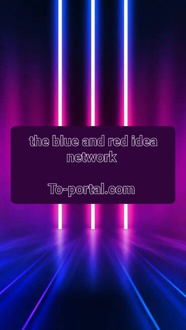 Advertise your business on a new media network. To-portal.com.The blue