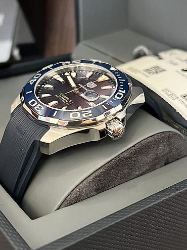 ремешки на apple: TAG Heuer Aquaracer Calibre 5 Automatic 43mm Настоящая швейцарская — 5