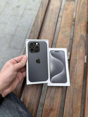Apple iPhone: IPhone 15 Pro, 256 GB, Qara, Face ID — 30
