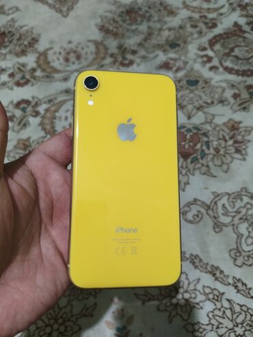 простой телефон: IPhone Xr, Колдонулган, 128 ГБ, Каптама, 100 %