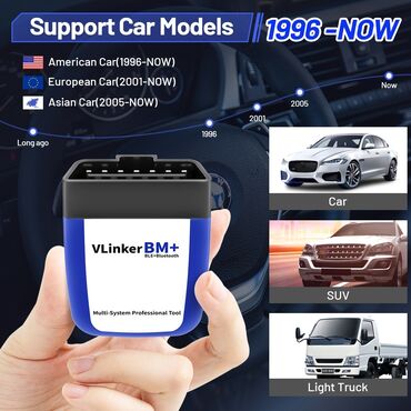 Alati za automobile: Vgate vLinker BM+ V2.2 Bluetooth 4.0 OBD2 za BMW Auto dijagnostički — 4