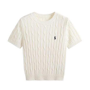 купальник для покрытых: Женский джемпер с коротким рукавом Polo Ralph Lauren - Классический