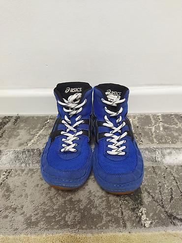 красовки asics: Борцовки ASICS J902Y (борцовки/рестлинг) - Цвет: синий с — 1