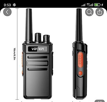 sony walkman: 🔥🔥🔥🔥🔥Рации VBTER VBT-99 (набор 2 шт - 3400 сом.) - Мощность — 3