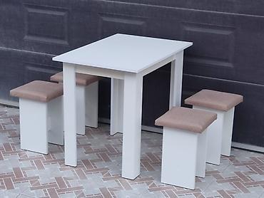 Masa və oturacaq dəstləri: Yeni, 4 stul — 9