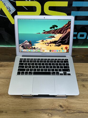 apple macbook air: Ноутбук, Apple, 8 ГБ ОЭТ, Intel Core i5, 13.3 ", Жумуш, окуу үчүн, эс тутум SSD