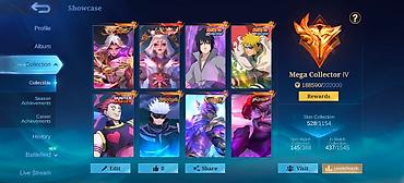 tiktok hesap satisi: Mobile Legends hesabı təqdim olunur. Hesabın ekrandakı əsas — 3