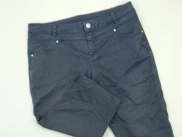 spodnie jeans baggy: 3/4 Trousers, XL (EU 42), condition - Good