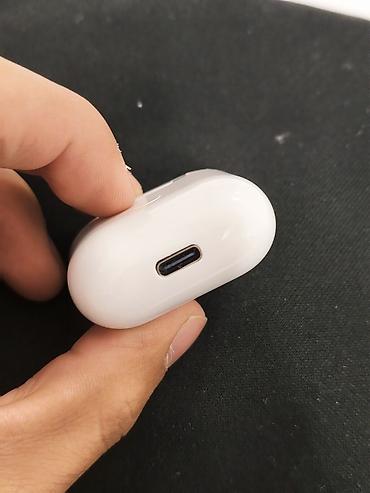 черно белый: Беспроводные наушники-вкладыши, Apple, Airpods 2, Новый — 4