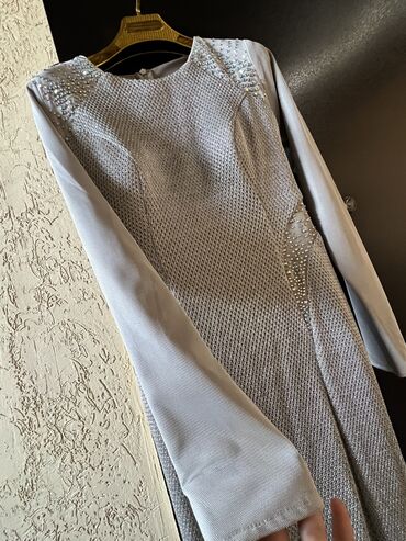 блузка с длинными рукавами: Вечернее платье, Русалка, Длинная модель, С рукавами, S (EU 36)