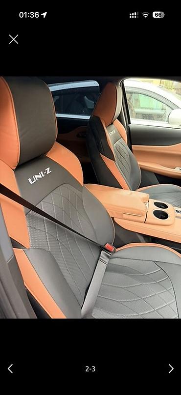 e39 oturacaq: Changan UNI-Z modeli üçün xüsusi tikilmiş, yüksək keyfiyyətli eko-dəri — 1