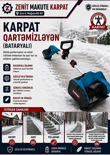 Qar təmizləyən zaryatkalı model fk-50152 130 azn qiymət Globex –