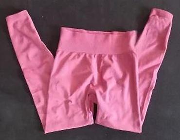 Helanke, biciklistički šortsevi: Ženske sportske helanke – visoki struk, bešavne - Boja: ciklama/roze — 21