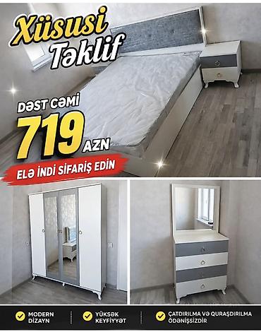 Yataq otağı mebel dəsti – modern dizayn və yüksək keyfiyyət. Dəst lalafo.az -da Yataq otağı mebel dəsti – modern dizayn və yüksək keyfiyyət. Dəst