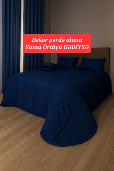 yataq örtükleri: Yeni rəng - Göy Pled, Ünvandan götürmə, Pulsuz çatdırılma, Ödənişli çatdırılma
