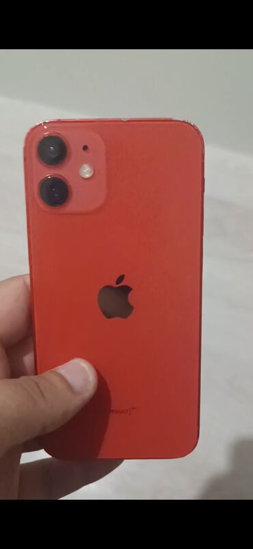 Apple iPhone: IPhone 12 mini, 64 GB, Qırmızı, Simsiz şarj, Sənədlərlə, Hissə-hissə ödəniş
