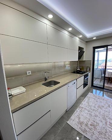 Sifarişlə mətbəx mebeli: Sifarişlə mətbəx dəsti, Özü çəkən petlələr, MDF, Kredit var, Rayonlara çatdırılma, Pulsuz çatdırılma — 5